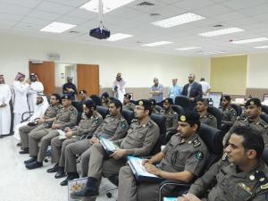 Jamoum Department of Chemistry Holds (How to Deal with Chemical Substances) Course for Civil Defense Officers